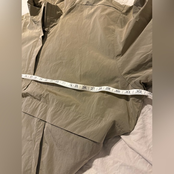 GOOD AMERICAN Shine Oversized Anorak Nylon Windbreaker Pullover - Picture 6 of 8